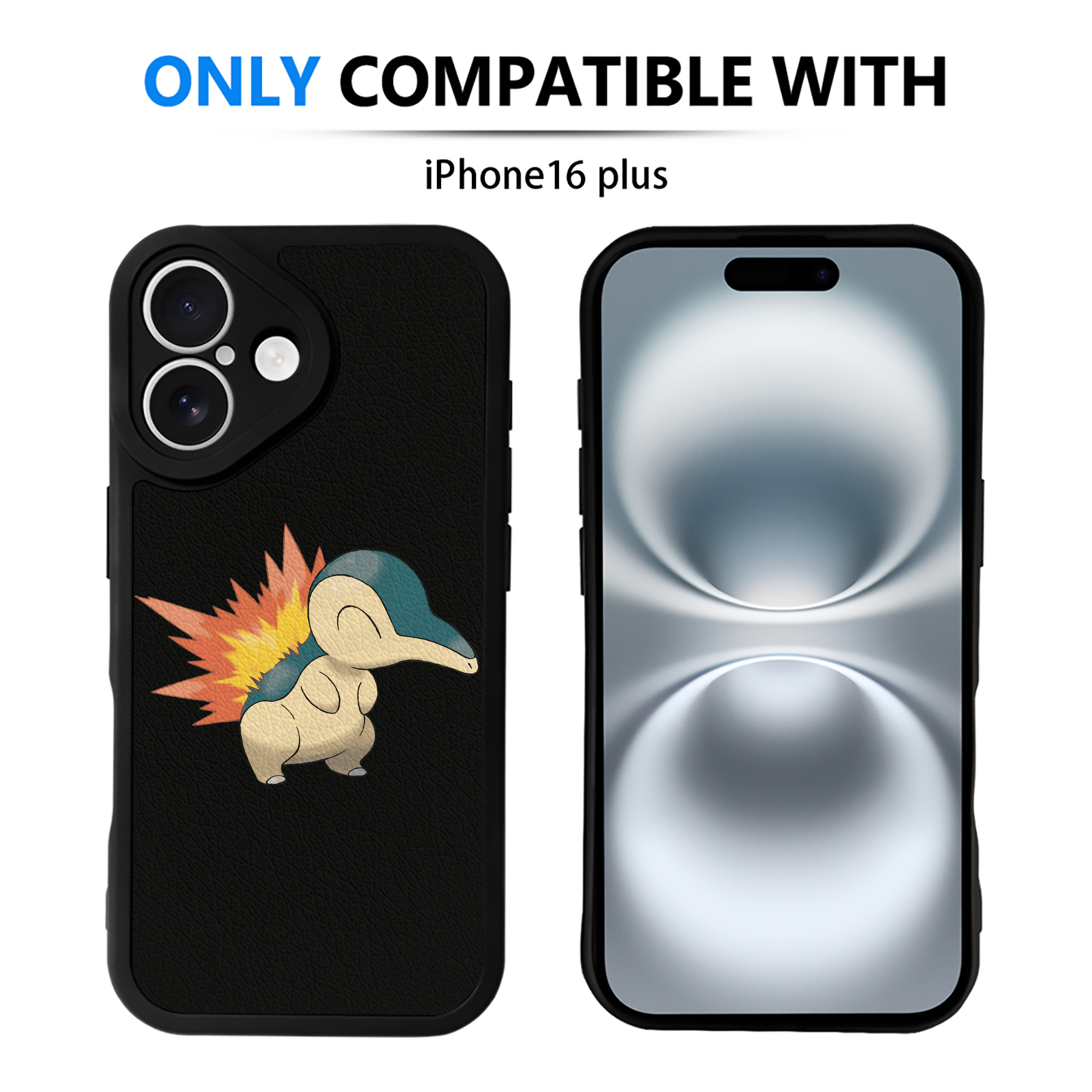 （画像用） ポケットモンスター Pokémon 【iPhone 16シリーズ対応】シリコンスマホケース（レザー調） 材質：シリコン